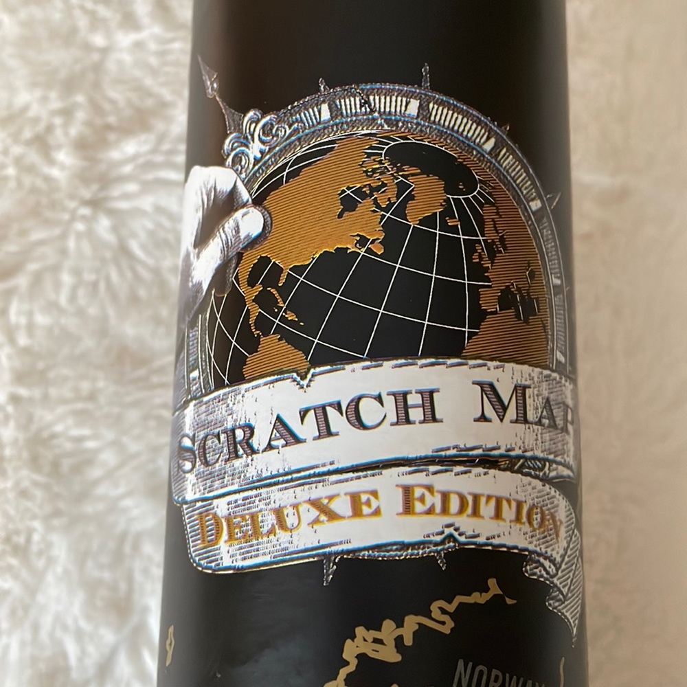 NWOT Scratch MAP 🗺 🧳